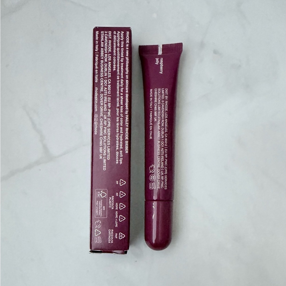 Rhode Peptide Lip Tint Raspberry Jelly 10ml New In Box - Picture 4 of 4